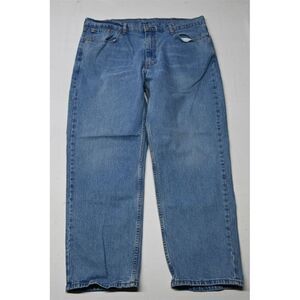 Levis 40x30 550 Relaxed Fit‎ Light Wash Stretch Denim Mens Jeans